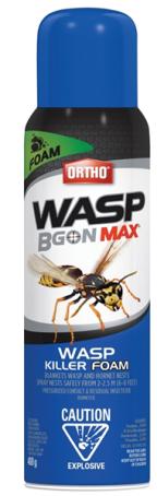 Insecticide, Hornet & Wasp, Wasp-B-Gon Foaming, 400g spray, Ortho