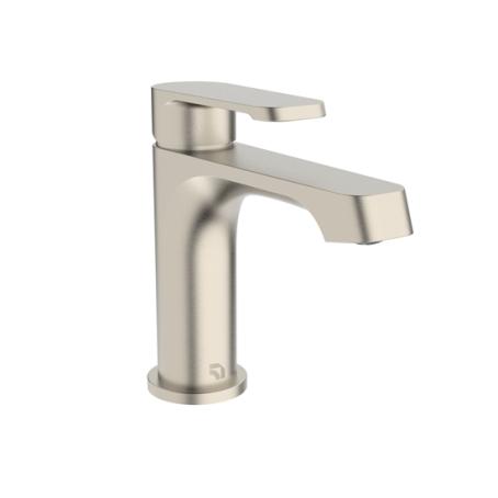 Lavatory Faucet, Single Lever, with Pop-Up, BRUSHED STAINLESS, Belanger FUSIO