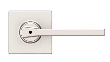 Privacy Lever Set, CASEY, Square Rosette, SATIN NICKEL, Weiser Builder Pack