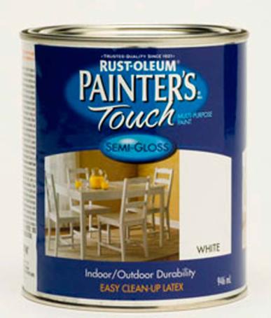 Rustoleum, Painters Touch, SEMI-GLOSS WHITE, 946ml