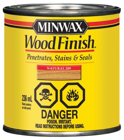 Wood Stain, NATURAL, 236 ml, Minwax Wood Finish