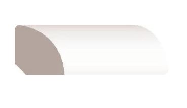 Quarter Round, Poplar, 3/4