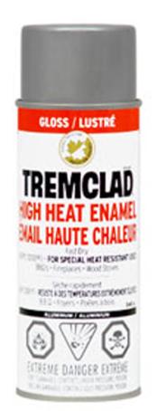 Spray Paint, High Heat, ALUMINUM, 340 gram spray, Tremclad