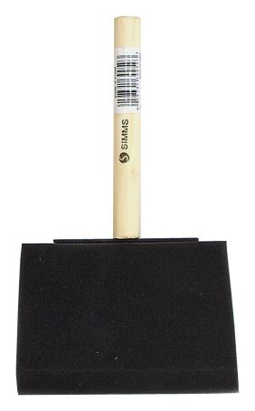 Paint Brush, High Density Foam, Wood Handle, 4