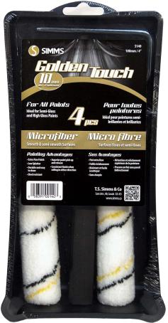 Mini-Roller Set, Microfiber, 4 Piece