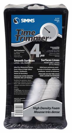 Mini-Roller Set, Super Fine Foam, 4 Piece