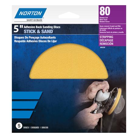 Sanding Disc, Peel & Stick, 5