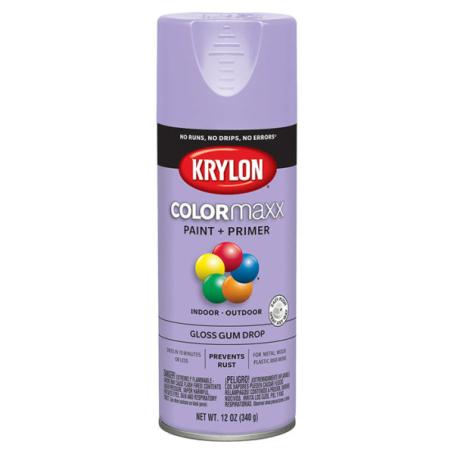 Spray Paint, All-Purpose, GLOSS GUM DROP, 340 gram, Krylon COLORMAXX