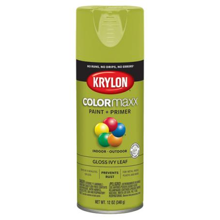 Spray Paint, All-Purpose, GLOSS IVY LEAF, 340 gram, Krylon COLORMAXX