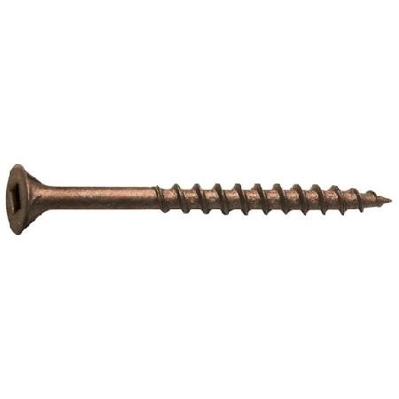 Deck Screw, Brown, #10 x 4