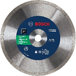 Diamond Blade, Continuous Rim (clean cuts), 7