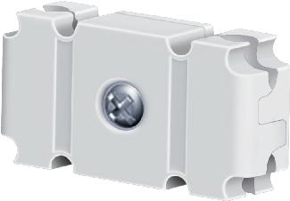 Joiner Plate, for Ventilated Wire Shelving, Closet Maid