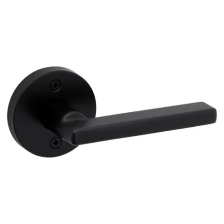 Inner Trim Lever, Single Cylinder, HALIFAX, Round Rosette, MATTE BLACK, Weiser Builder Pack