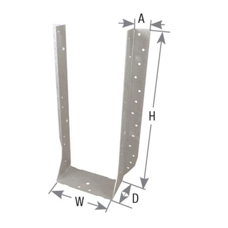 Joist Hanger, Face Mount, 2.5