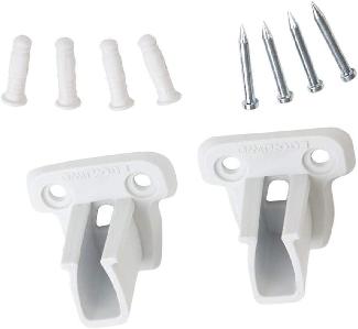 Sidewall Bracket, for Ventilated Wire Shelving, 2/pkg, Closet Maid