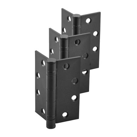 Dorex BB183 Ball Bearing Hinges – 4-1/2” X 4” – Matte Black (Set of 3)