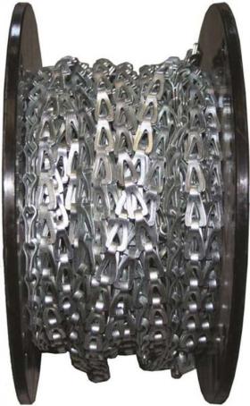 Chain, #35 Sash, Zinc-Plated Steel, Mfg. # 51061(100), sold by the foot