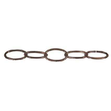 Chain, #10 Single Loop, Chandelier, Black, Mfg. # 51081(50), sold by the foot