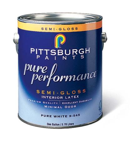 Paint, Interior, Latex, PURE PERFORMANCE, Semi-Gloss, Midtone Base, 3.78 liter