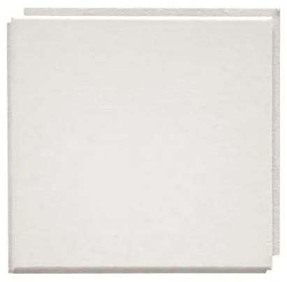 Ceiling Tile, #BTCHB CHABLIS White, Staple Installation,12